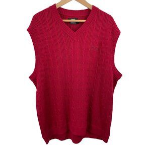 Ashworth 2005 Senior Open NCR CC Mens Size XL Red Sweater Vest